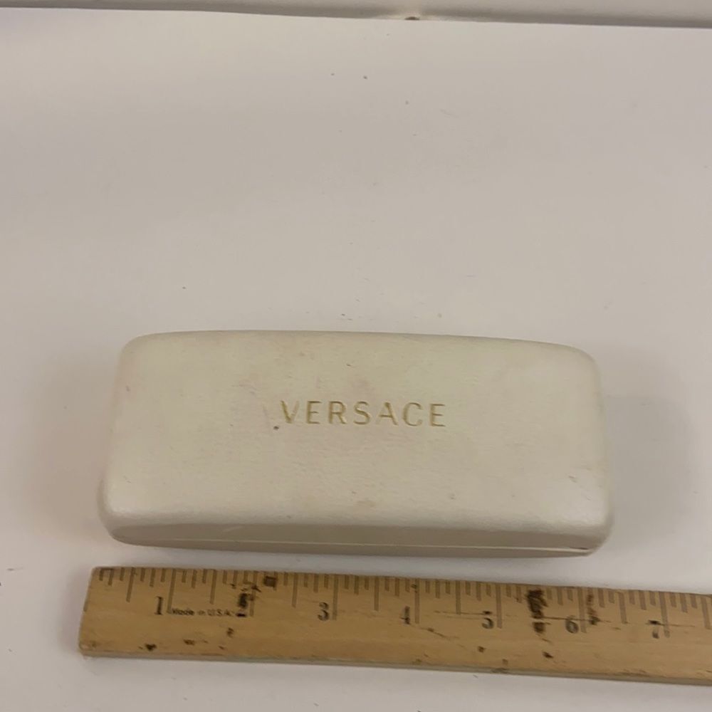 Versace‎ glasses case cream 6”